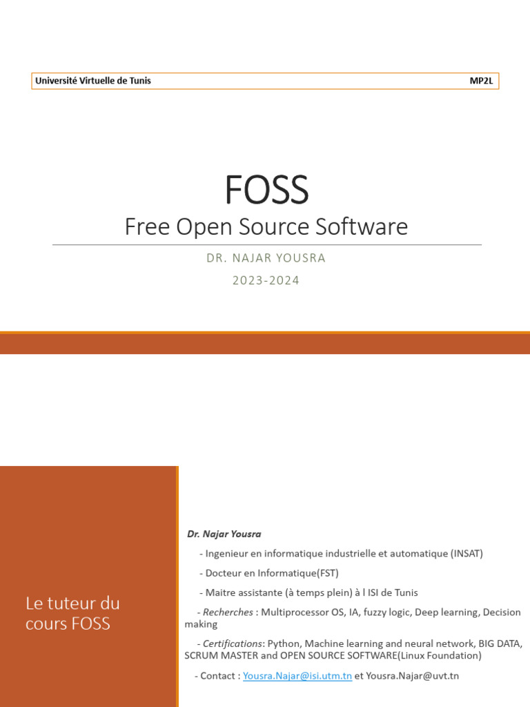 Introduction au FOSS et Moodle | PDF | Logiciel gratuit | Logiciel