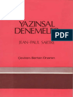 Jean Paul Sartre Yazinsal Denemeler PDF