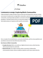 Biosphere - Community Ecology - Zoology Optional Notes For UPSC PDF Download