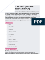 CLĂTITE CU BRÂNZĂ (Cele Mai PUFOASE-REȚETĂ SIMPLĂ)