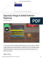 4important Things in Mobile Software Repairing1