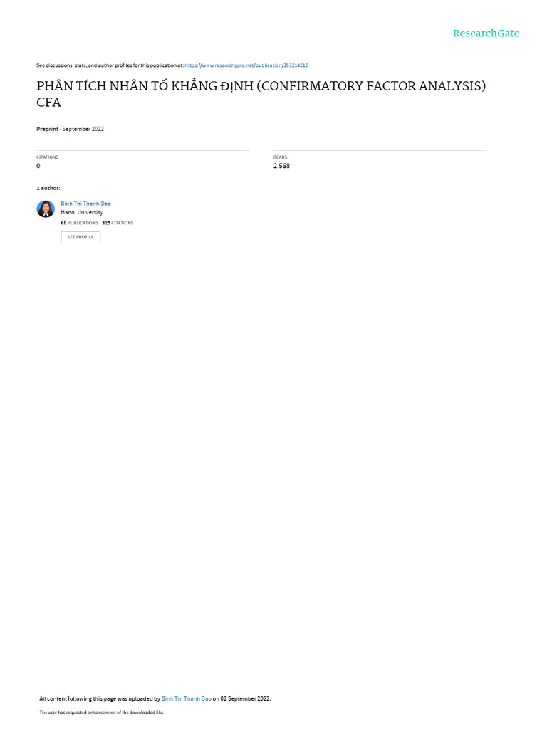 Cfa R | PDF