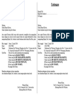 Undangan ACARA Doa Misa Pas Lebaran 2024