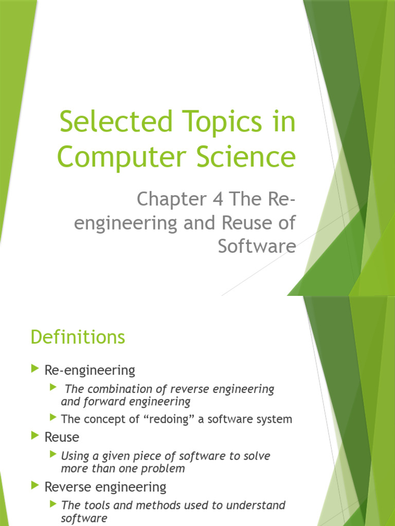 Software Re-engineering and Reuse Guide | PDF | System | Computer ...