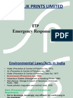ETP Emergency Responce Plan..
