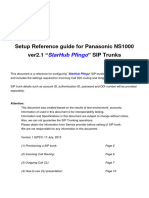 NS1000 SIP Trunk Setup Reference Guide For Pfingo