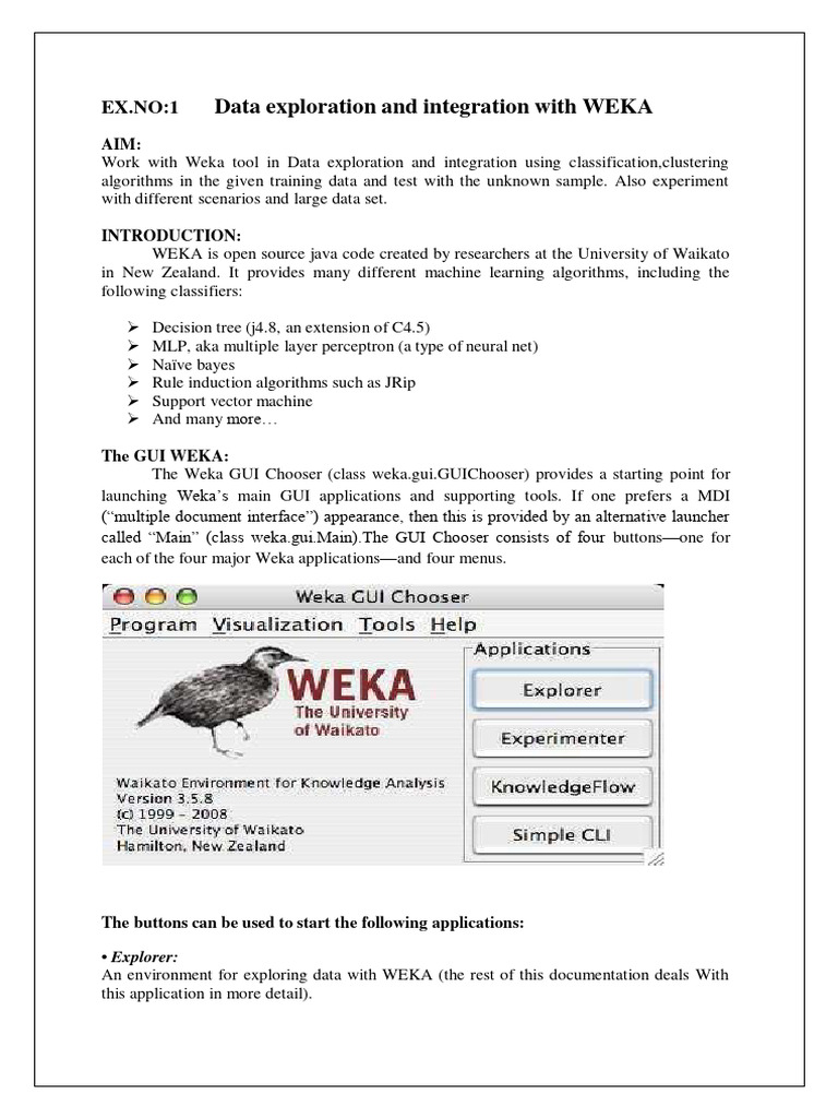 Weka Data Exploration and Validation Guide | PDF | Data Warehouse ...