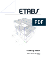 ETABS Summary Report