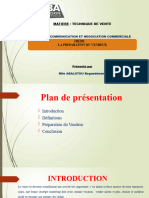 Presentation Preparation Du Vendeur