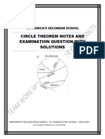 Circle Theorem With Examination Questions