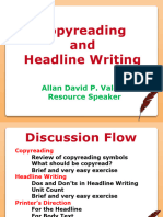 Copyreading and Headline Writing