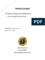 Proposal For Prime College of Nursing, Dhaka