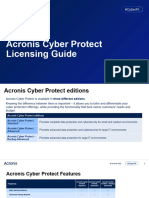 Presentation Acronis Cyber Protect External Licensing Guide EN US 221223