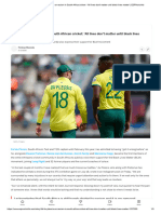 01 Faf Du Plessis On Racism in South Africa Cricket - 'All Lives Don't Matter Until Black Lives Matter' - ESPNcricinfo
