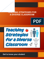 Teaching in A Diverse Classroom