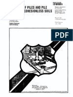 Behavior of Piles and Pile Groups in Cohesionless Soils