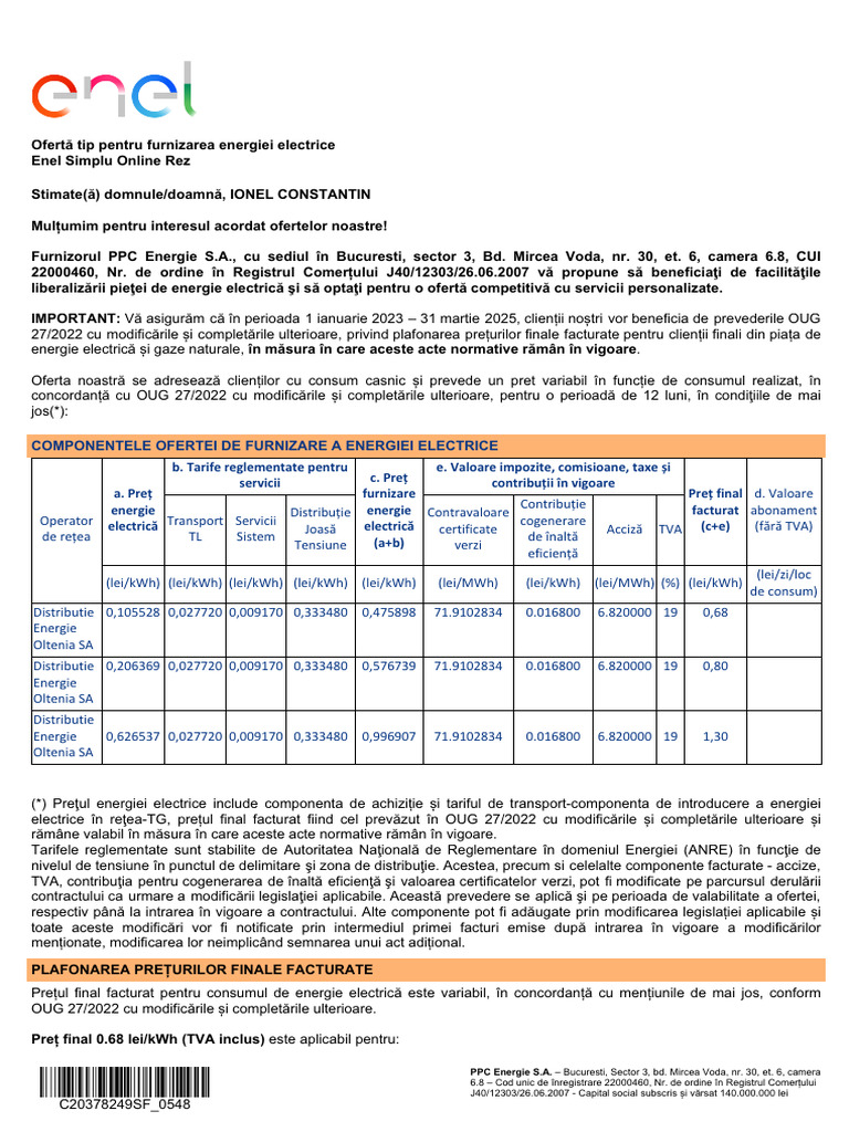 Oferta | PDF