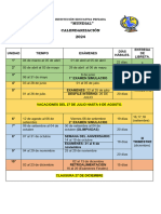 Calendarizacion Modificada 2024