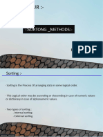 DS PPT - (1) Sorting