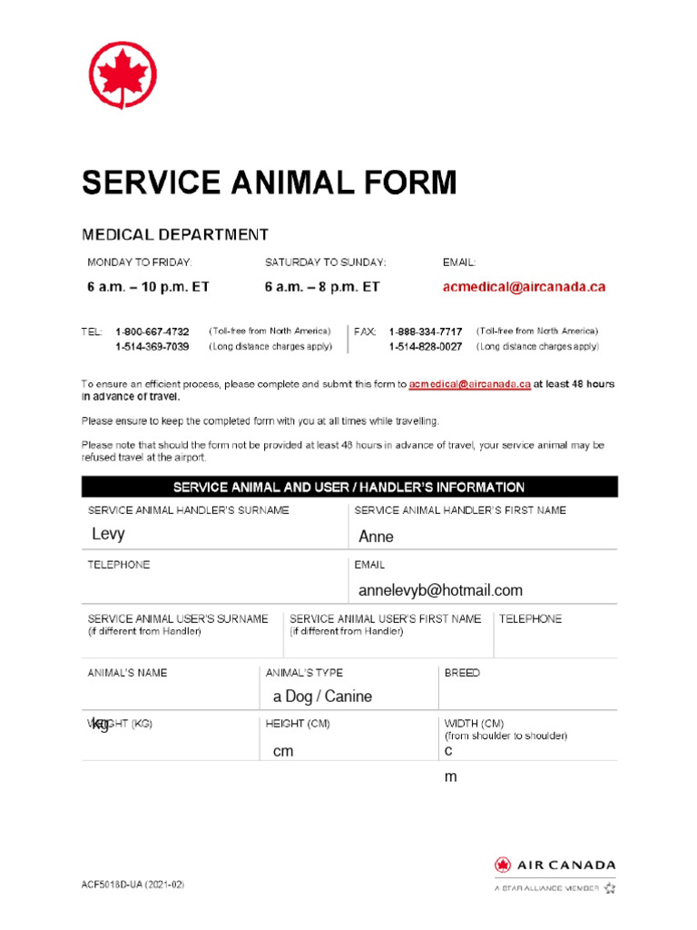 Canine Assistance Dog Information | PDF