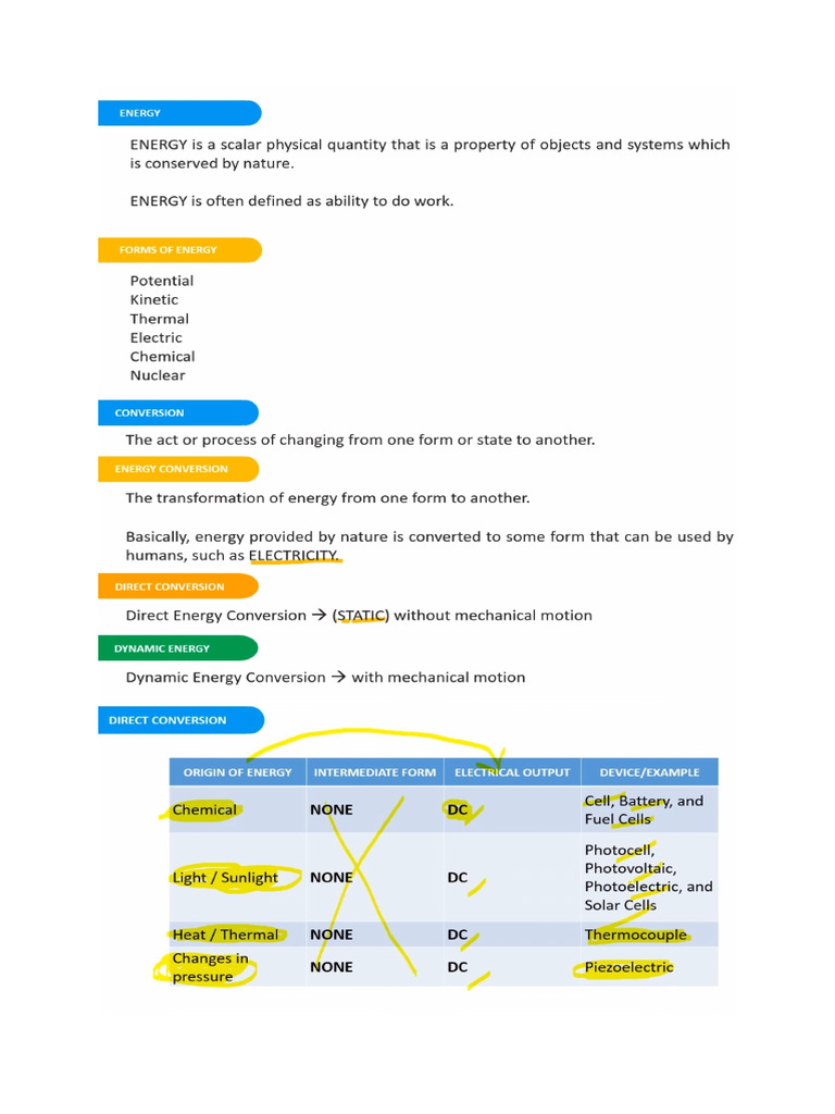 Energy Conversion | PDF