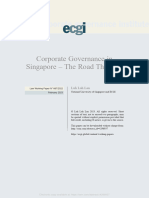 Prof Lan Corporate Governance The Road Thus Far