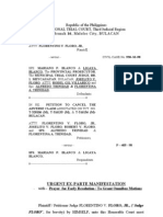 Download Urgent Ex-Parte Motion by Judge Florentino Floro SN71894438 doc pdf