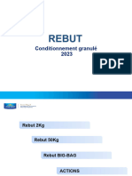 Conditionnement GRANULE REBUT