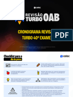 Cronograma Do Evento - RT 40° Exame Da OAB