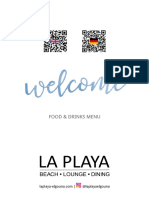 LA PLAYA Menu Official