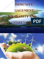 Community Engagement, Solidarity and Citizenship Slides