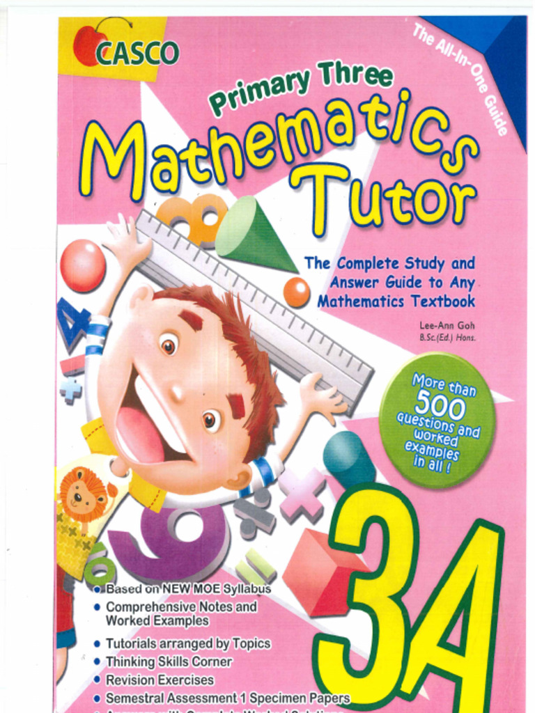 Casco Mathematics Tutor Primary 3A | PDF image.