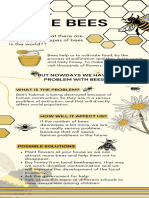 The Honey Bee Educational Infographic Yellow Illustrated