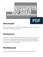 Adensamento Do Solo