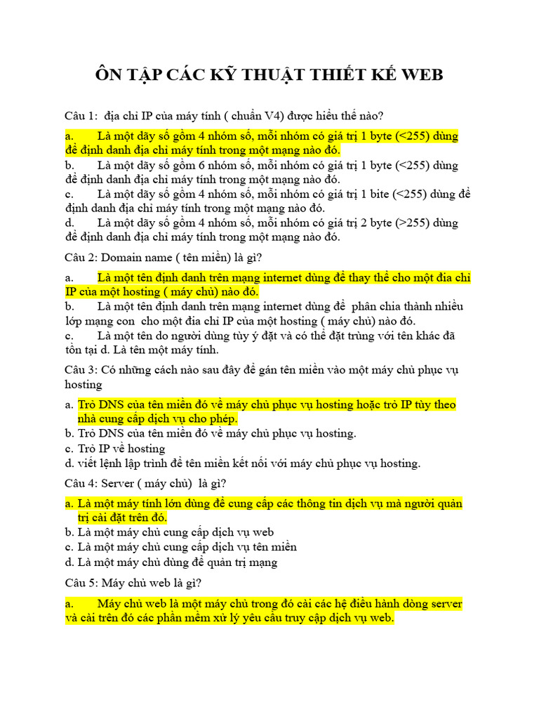 TranHoangLong Ontap TH2706 | PDF