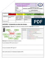 Fiche Exercice - Cahier - Des Charges