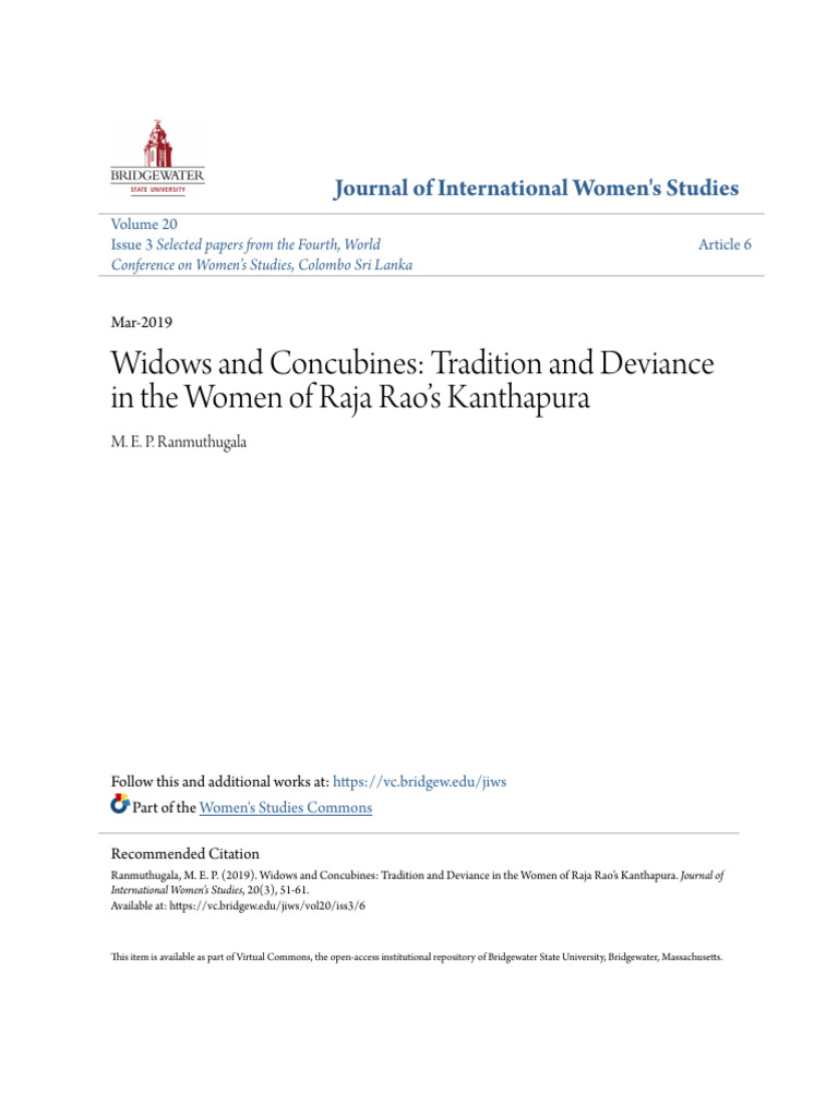 Women’s Identity in Kanthapura's Nationalism | PDF | Nationalism ...