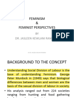 PDF PPT On FEMINISM and Perspectives