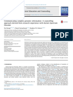 Communicating complex genomic information . . A counselling approach derived from research experience with ASD