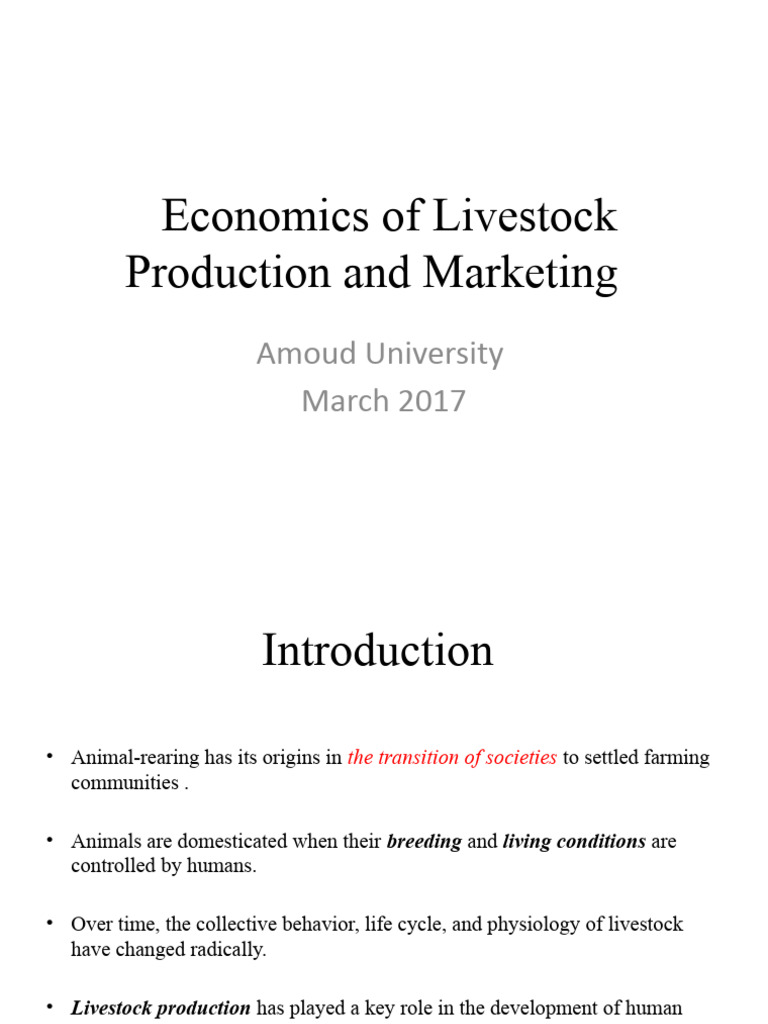 Livestock intelligence overview