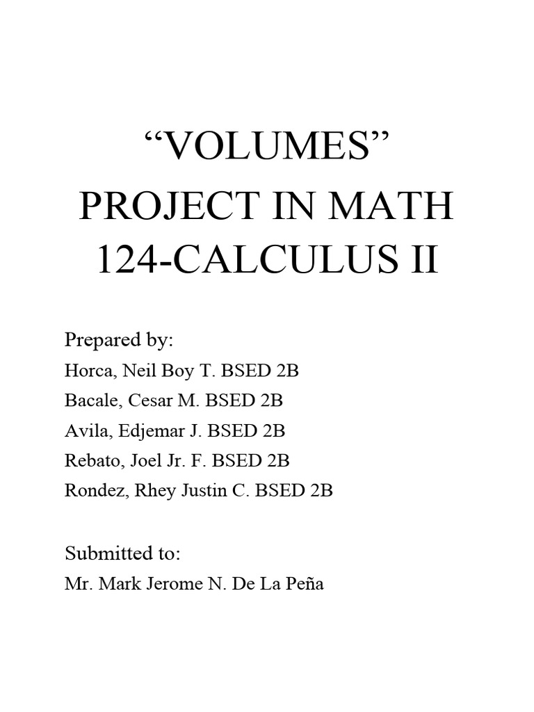 Project in Math 124 - Bacale Cesar M. BSED 2B | PDF | Cartesian ...