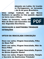 Ofício Da Imaculada Conceição