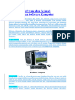 Pengertian Software Dan Sejarah Perkemba