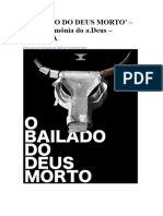 BAILADO DO DEUS MORTO - Texto Crítico
