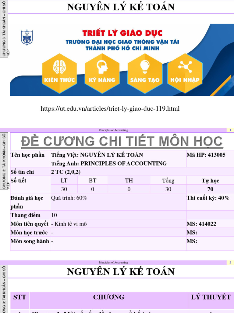 Principles of Accounting 2C-C3 | PDF