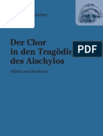 Leseprobe Aus: "Der Chor in Den Tragödien Des Aischylos" Von Markus A. Gruber