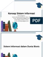 07 12 23 01 12 04 Kuliah Pertemuan IX Konsep Sistem Informasi (Sistem Informasi Dalam Bisnis)
