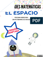 Actividades Matematicas Espacio Version Adaptada