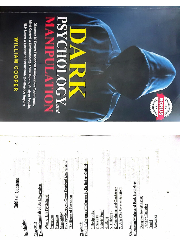 DARK PSYCHOLOGY SUMMARY intelligence overview