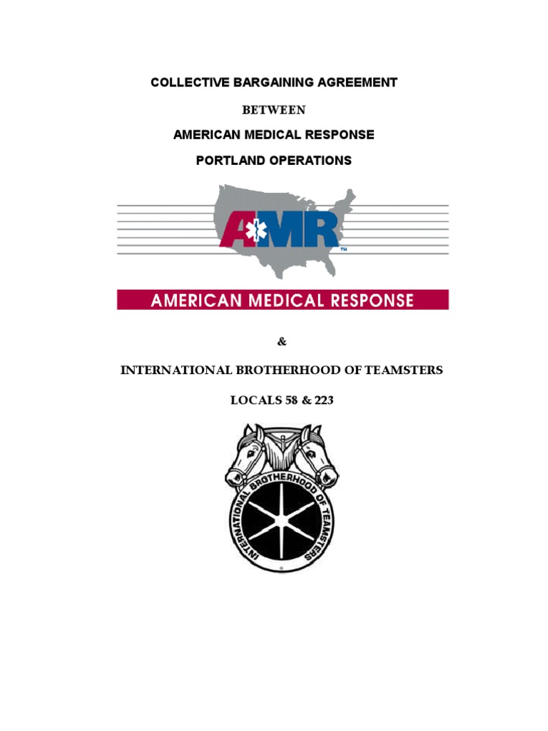 AMR Teamsters Local 223 Labor Contract | PDF | Arbitral Tribunal | Employee  Benefits